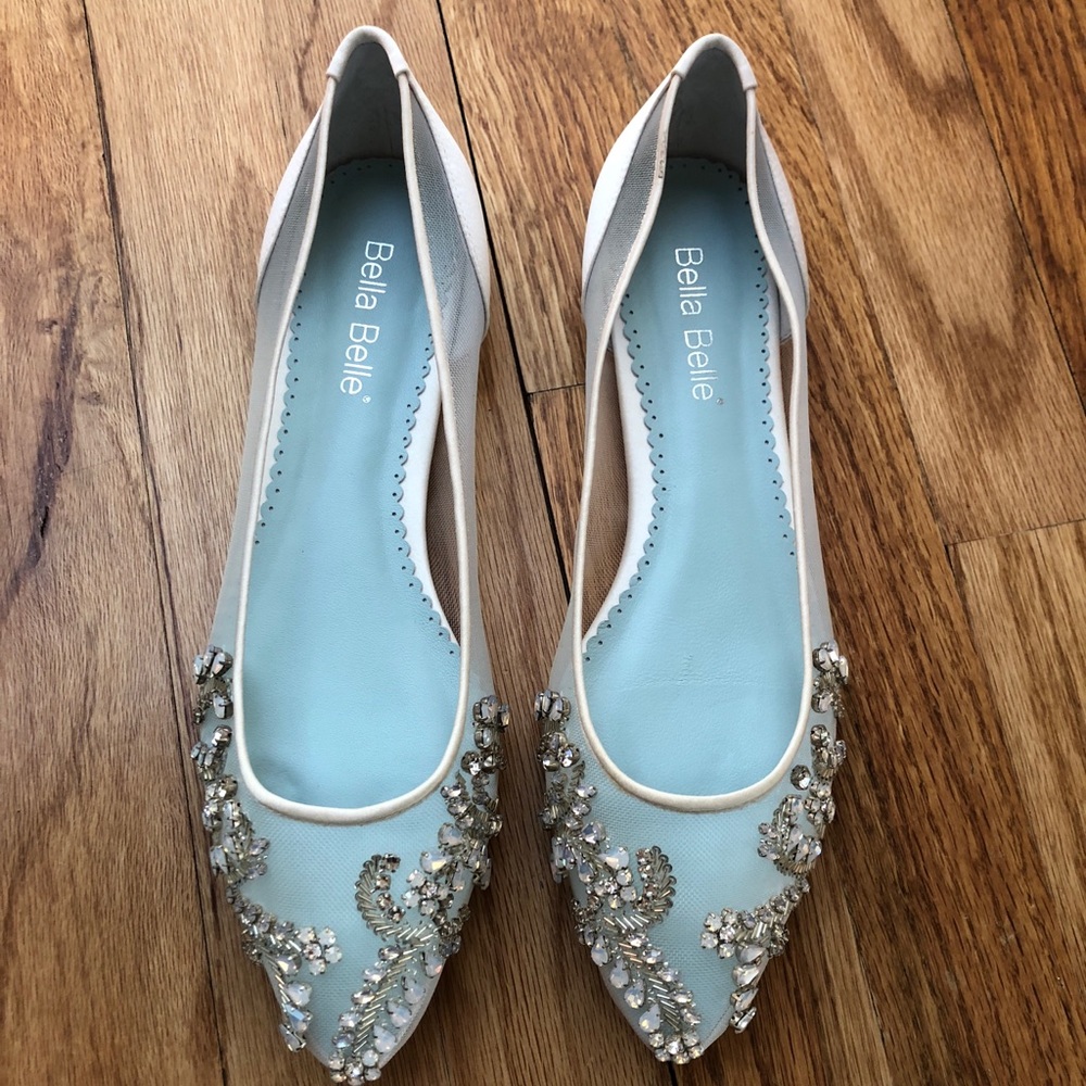 Bella Belle Silk & Sheer Ballet Flats